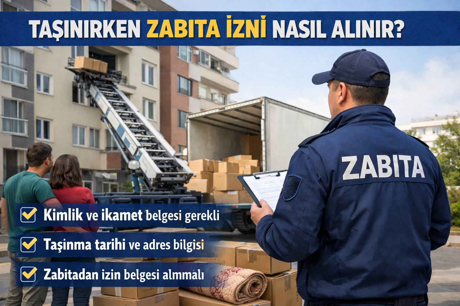 Taşınmak İçin Zabıta’dan İzin Nasıl Alınır?