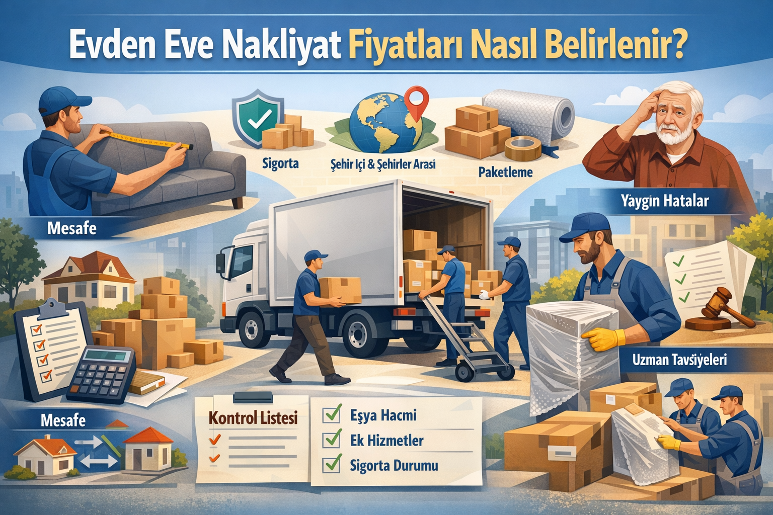 Evden Eve Nakliyat Fiyatları Nasıl Belirlenir? 2026 | Kapsamlı Rehber